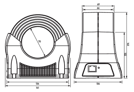 DOEPKE FI-Meldeeinrichtung 0-690V 0-30mA e.Guard RCM B 070 0-1000V/DC f.AC-Netz