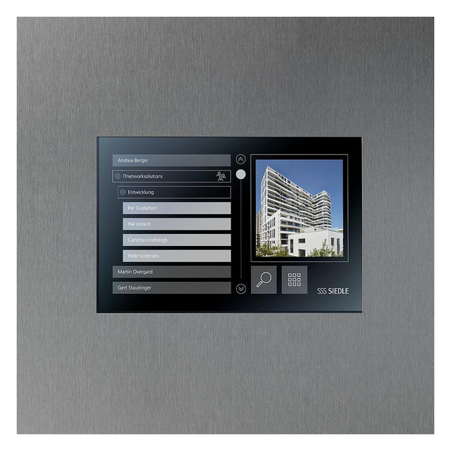 SIEDLE Türstationmodul EB si modular Bus STE 10-01 m.Kamera m.Infoschild m.Abd