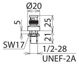 DEHN SE Ableiter Typ3 0-135VDC 3,5A DGA G BNC Kabeladapter BNC, 75 Ohm