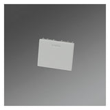 REGIOLUX Endkappe si Alu L85mm B22mm hokal-HLDS -1 sg RAL9006 H70mm