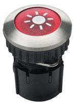 GROTHE Klingeltaster VA edst UP rnd 13mm PROTACT 105 LED m.Bel