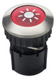 GROTHE Klingeltaster VA edst UP rnd 13mm PROTACT 105 LED m.Bel