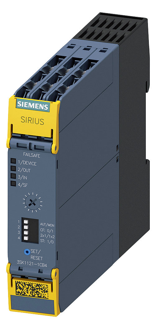 SIEMENS NOT-AUS Schaltgerät Grundgerät 3SK1121-1CB42 ein/zweikanal