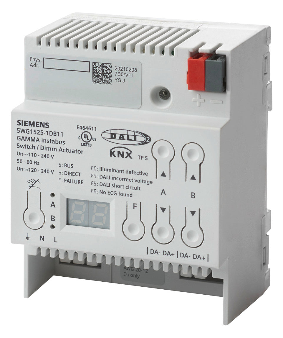 SIEMENS Schnittstelle DALI KNX REG 230V N 525D11 LED 4TE IP20