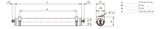 NORKA LED-Feuchtraumleuchte 35W 4000K ws ZUG LED EXTREME m1500 - 5050lm, PMM 5090