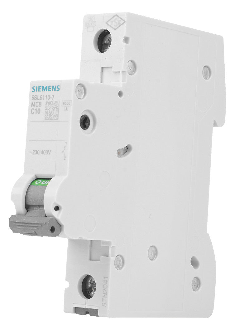 SIEMENS Leitungsschutzschalter UC C 10A 5SL6110-7 1p 400V 1TE 50Hz IP20
