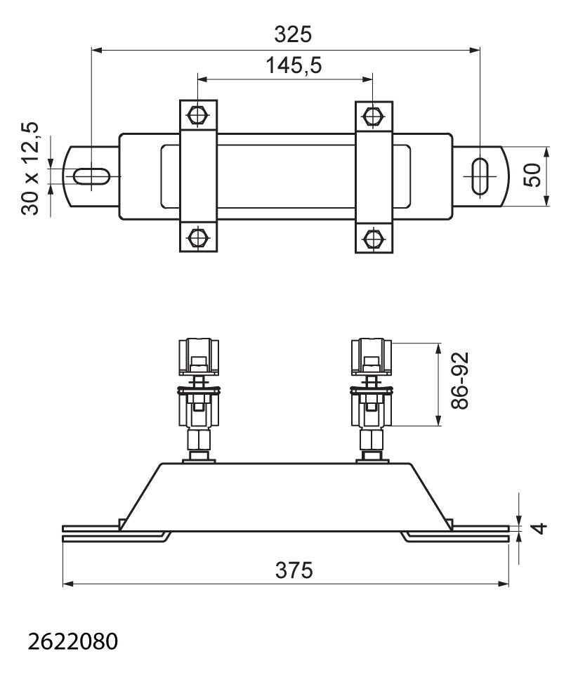 Walraven Fixpunktsatz dB-FiX 200 f. d: 86-92 mm Schallschutz DIN 4109 | 2622080