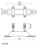 Walraven Fixpunktsatz dB-FiX 200 f. d: 86-92 mm Schallschutz DIN 4109 | 2622080