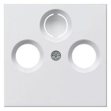 GIRA Zentralplatte Sat/TV/Radio 3f rws System 55 086903 Schraubbef