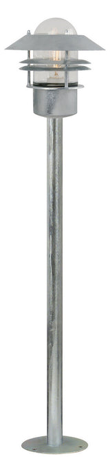 NORDLUX Pollerleuchte AGL60W IP54 E27 gr Blokhus 25078031 ST Gl_tr