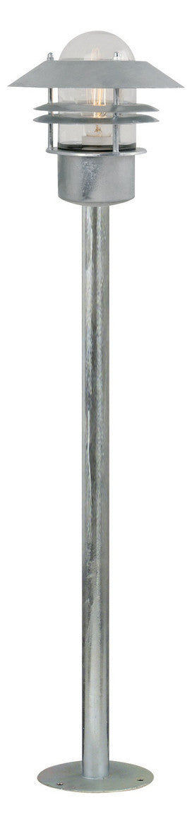 NORDLUX Pollerleuchte AGL60W IP54 E27 gr Blokhus 25078031 ST Gl_tr