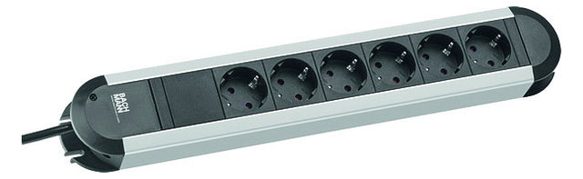 BACHMANN Steckdosenleiste 6f sw 1,75m PRIMO 331.010 35° IP20 1,5qmm