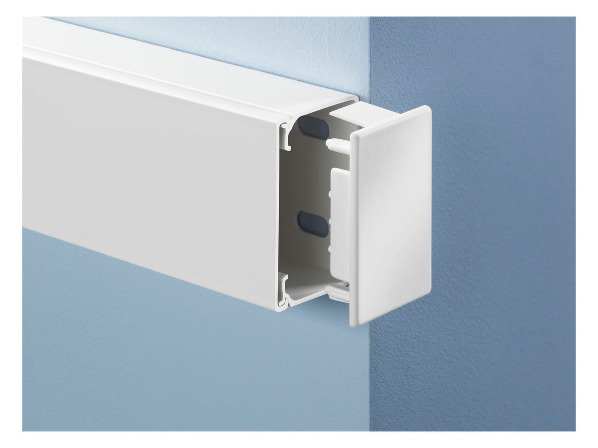 GGK Endstück LF-K 57x40mm li/re Kst hfr LFG 40x60-ES hfr aws RAL9010 unbeh