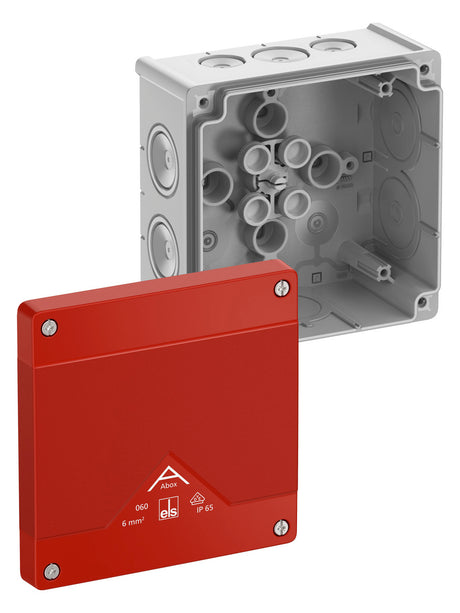 SPELSBERG Abzweigkasten 127x127mm Kst rt Abox 060-L/SB IP66 IK07 hfr
