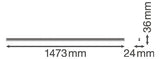 LEDVANCE LED-Lichtleiste 25W 3000K Konv LINEAR COMPACT LN COMP HO 1500 25 W 3000