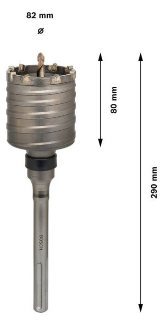BOSCH-EW SDS-Bohrkrone Hartmetall F00Y145196  82x160mm m.Zentrierbohrer