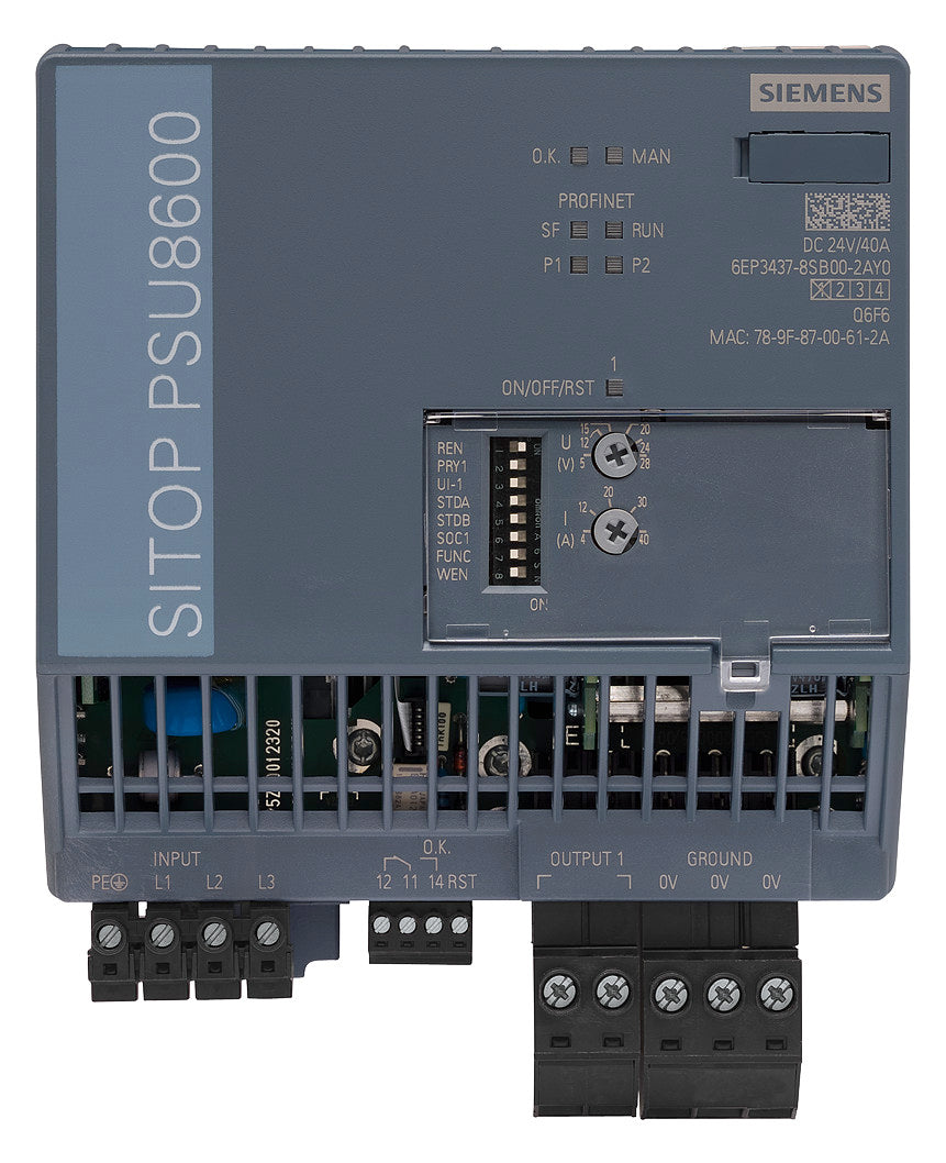 SIEMENS Gleichstromversorgung REG 24V 6EP3437-8SB00-2AY0 960W 400VAC 40A IP20