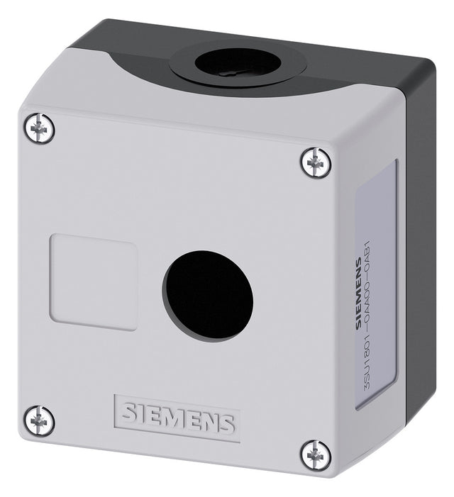SIEMENS Aufbaugehäuse Kst  22mm IP68 3SU1801-0AA00-0AB1 85x85x63,8mm