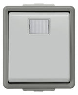 SIEMENS Einzeltaster-Modul gr 1S AP IP44 DELTAfläche 5TD4706 m.Bel