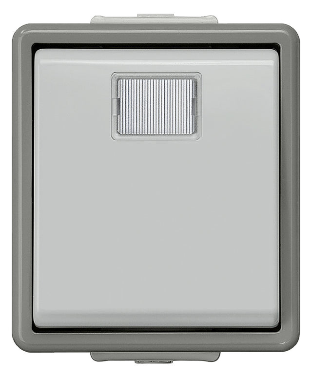 SIEMENS Einzeltaster-Modul gr 1S AP IP44 DELTAfläche 5TD4706 m.Bel