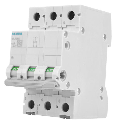 SIEMENS Ausschalter REG 3S 63A 440V 3TE 5TL1363-0