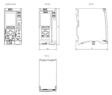SIEMENS SPS-Steuerung modular m.Display 6ES7516-3FP03-0AB0 19,2-28,8VDC