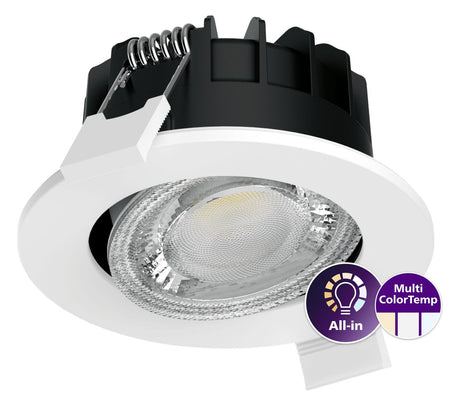 PHILIPS-LICHT LED-Einbaustrahler 6W ws RS071B 5S/827_30_40 40D PSR PI6 IP6 dim