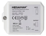 MEGAMAN LED-Steuerung 12W 500mA 16-24V RICO MM56018 dim dim IP20 Kstgeh dyn