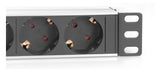 ASSMANN ELEKTRO Rack-Stromverteilung 1HE DN-95418 4Steckd