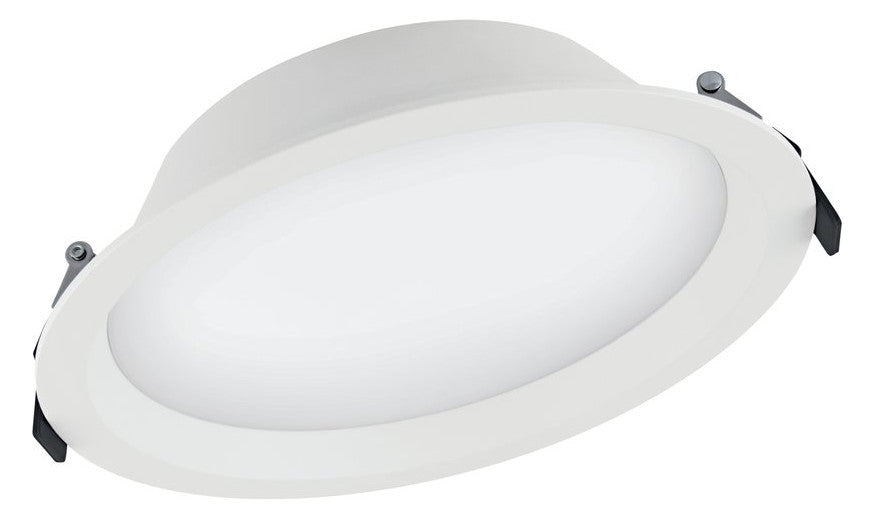 LEDVANCE LED-Einbaustrahler 25W Konv ws ALU DL  DN 200 25 W 3000 K IP44/IP20 1LE