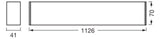 LEDVANCE LED-Anbauleuchte 30W 4000K ws Office Line Cuboid Ceiling 30W 840 3500l