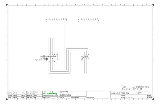 SPELSBERG Kleinverteiler bestückt Kst AKi 12 EMOBIL 11kW 250x200x122mm IP65
