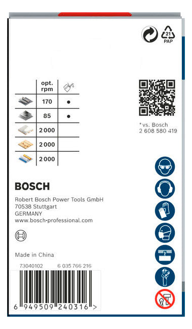 BOSCH-EW Lochsäge  51mm T44mm Sechskant LOCHSÄGE f.Gips Holz