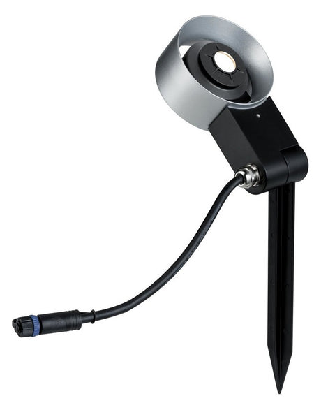 PAULMANN LED-Strahler 7W 3000K 500lm mt Plug&Shine 939.24 IP67 anth Konv 40°