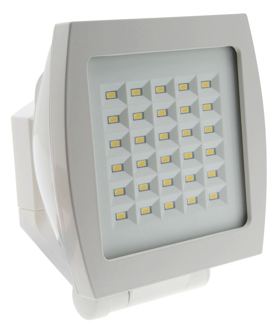 BEG LED-Anbaustrahler 14W Konv 30LEDs ws FL3N-LED weiß 4000K ws 1050lm ws mt Alu