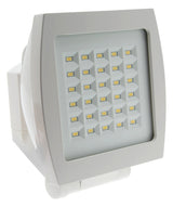 BEG LED-Anbaustrahler 14W Konv 30LEDs ws FL3N-LED weiß 4000K ws 1050lm ws mt Alu