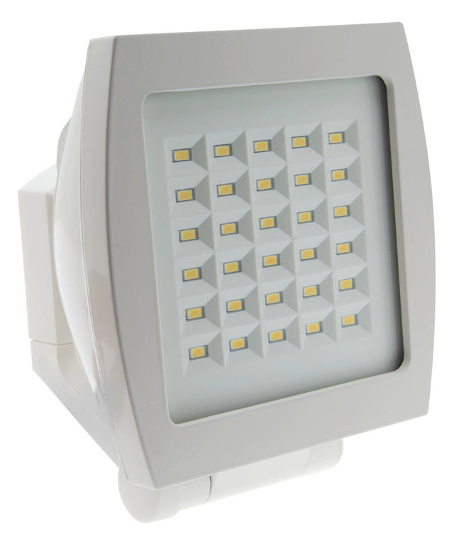 BEG LED-Anbaustrahler 14W Konv 30LEDs ws FL3N-LED weiß 4000K ws 1050lm ws mt Alu