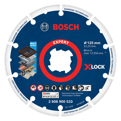 BOSCH-EW Diamant-Trennscheibe  125mm 2608900533 f.Metall