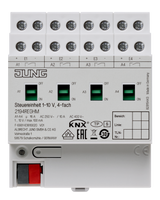 JUNG Lichtsteuergerät KNX REG 4TE 1-10V 2194 REGHM 4Ausg Handbedien