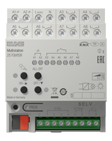 JUNG Schaltaktor KNX C-Last REG 4TE 8f 2570 M1SR 16A 3680W 110-230V Handbedien