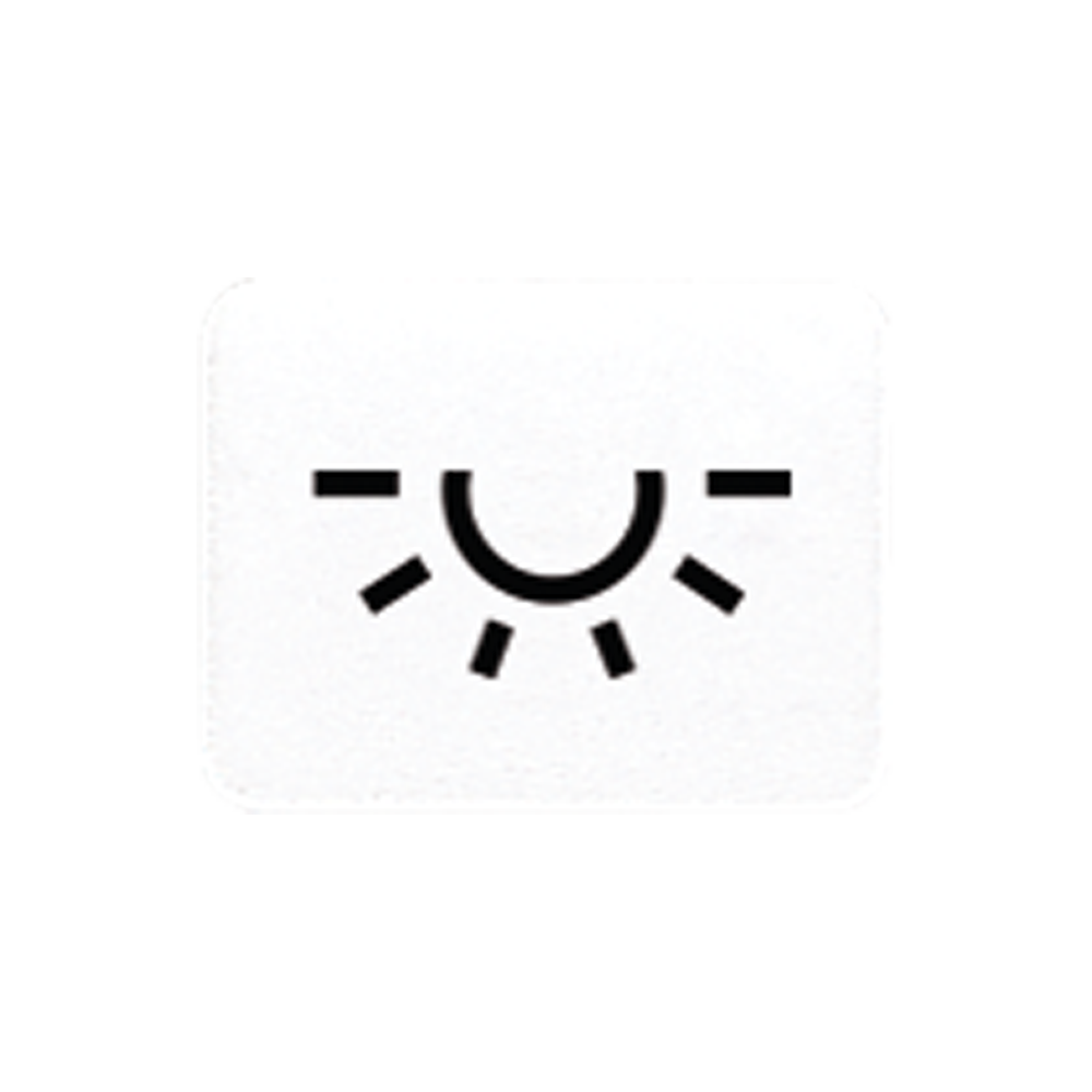 JUNG Schalter-Symbol leicht aws all 33 L WW