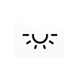 JUNG Schalter-Symbol leicht aws all 33 L WW
