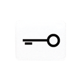 JUNG Schalter-Symbol Schl/Tür aws all 33 T WW