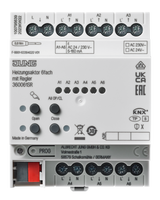 JUNG Heizungsaktor KNX REG 6Ausg 0,16A 36006 1S R 24-230V Handschaltung