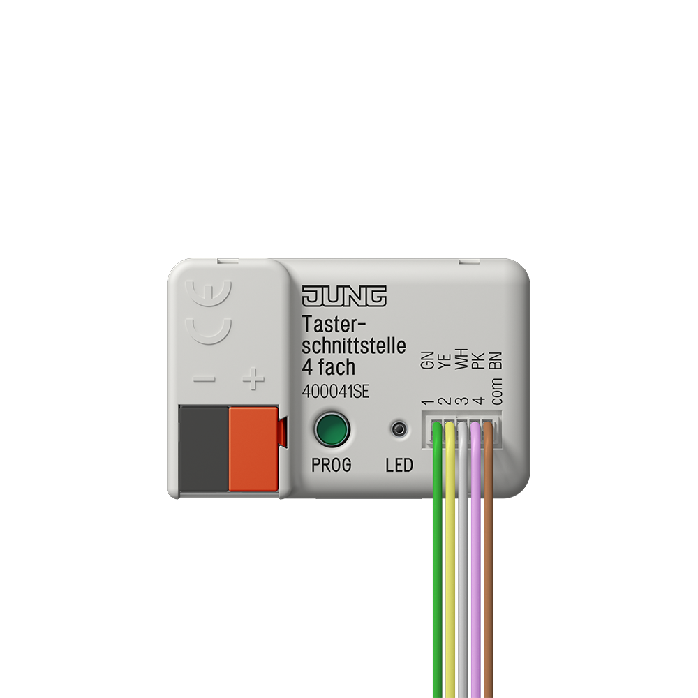 JUNG Binäreingang KNX UP LED 4f 40004 1S E