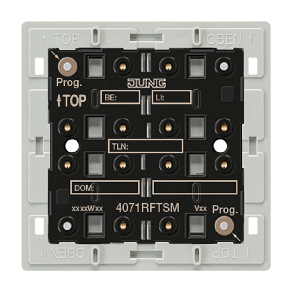 JUNG Tastsensor Bussystem KNX-RF (Funk) 4071 RF TSM 1pkt inkl.Ankoppl LED