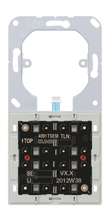 JUNG Tastsensor KNX UP ws 1f 2pkt LED 4091 TSEM
