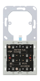 JUNG Tastsensor KNX UP ws 2f 4pkt LED 4092 TSEM