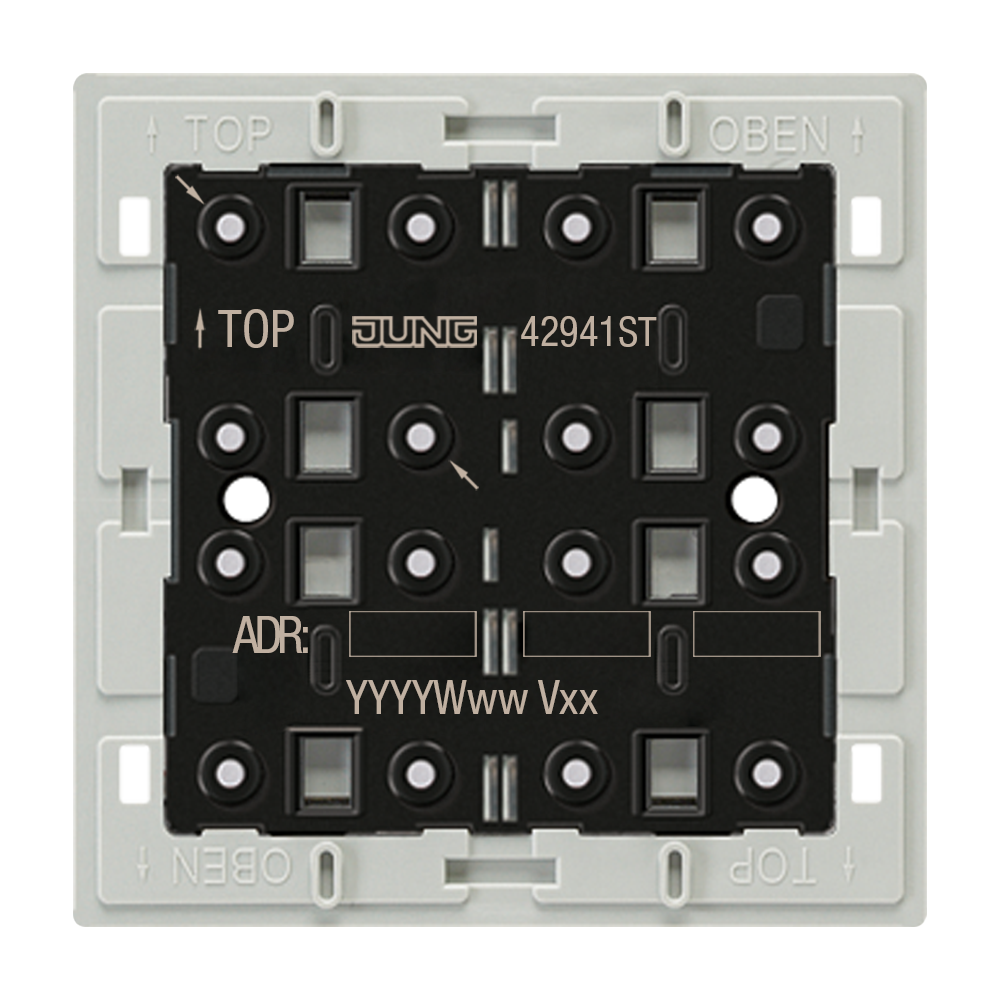 JUNG Tastsensor KNX UP 4f 8pkt LED 4294 1ST