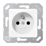 JUNG Steckdose 1f aws glz UP m.BS vert 5121 FBFKI WW Schutzk